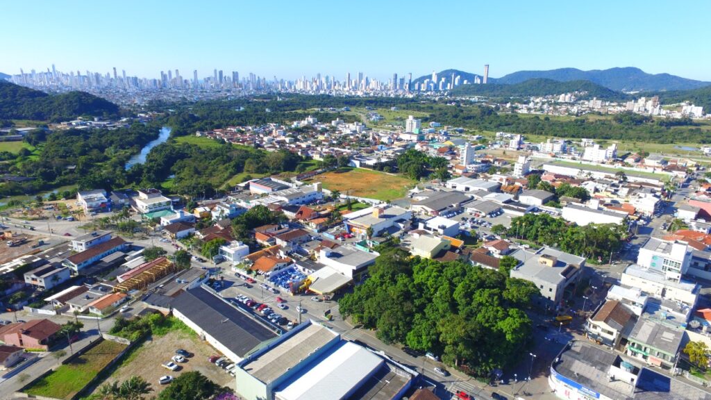 Vista aérea de Camboriú. Foto: Prefeitura Municipal de Camboriú.