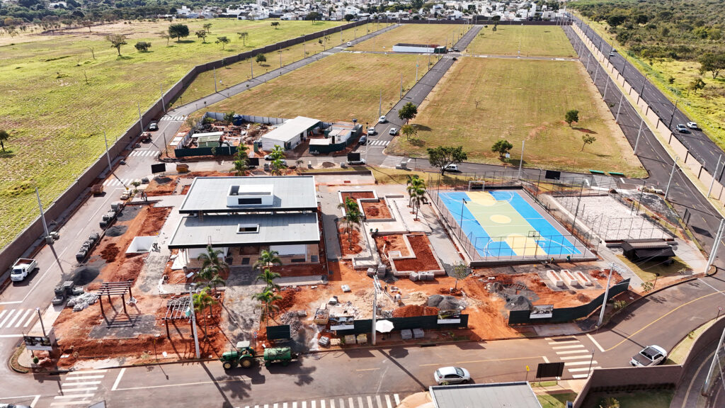Andamento da obra do Vila Real Exclusive, da GSP Loteamentos (Junho/2025).